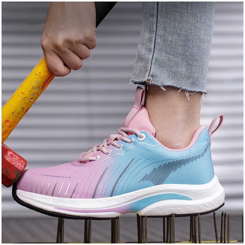 Sneakers Fashion Women - Kadın moda nefes alabilen çelik burunlu