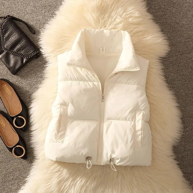 Puffer Vest Fashion Women - Kadın Yastıklı Kirpi Kolsuz Yelek Ceket