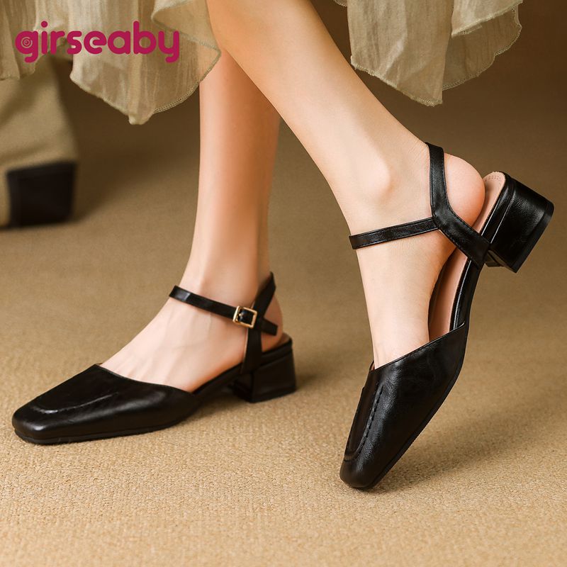 Women'S Fashion For Summer 2025 - Girseaby 2025 Kadın Sandalet Kare Ayak