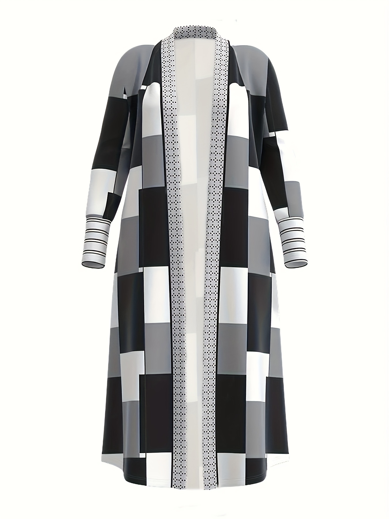 Kimono Cardigan Women - Kadın Büyük Beden Uzun Kimono Hırka