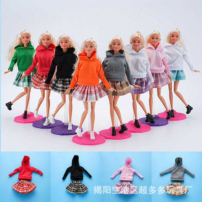 Puff Sleeve Blouse - 1/6 BJD Bebek Kıyafetleri Barbie Bebek