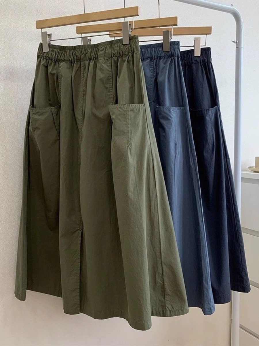 A-Line Skirt Midi - Büyük Beden Kadın A Kesim Etek