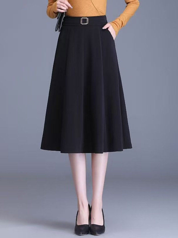 Büyük Beden Kadınlar İçin İnce - A-Line Skirt Midi incelemesi ve fiyatı