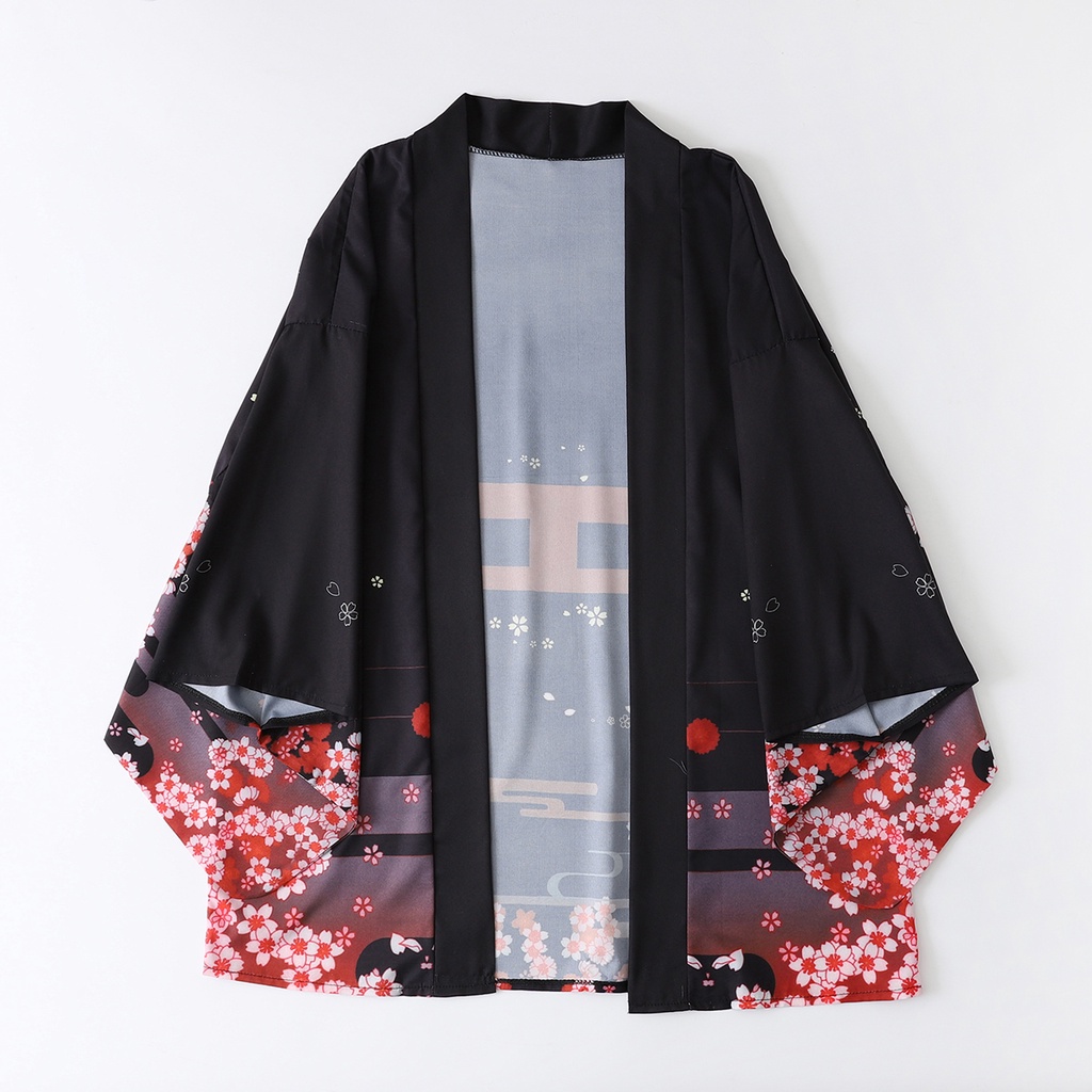 Moda Tilki Baskı Yaz Plaj Yuka - Kimono Cardigan Women incelemesi ve fiyatı