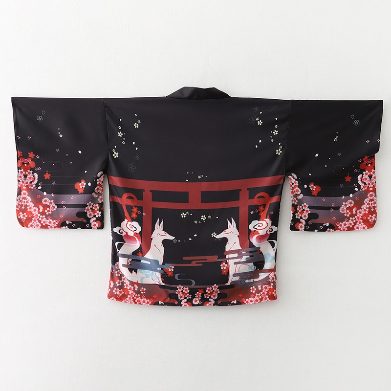 Moda Tilki Baskı Yaz Plaj Yuka - Kimono Cardigan Women incelemesi ve fiyatı