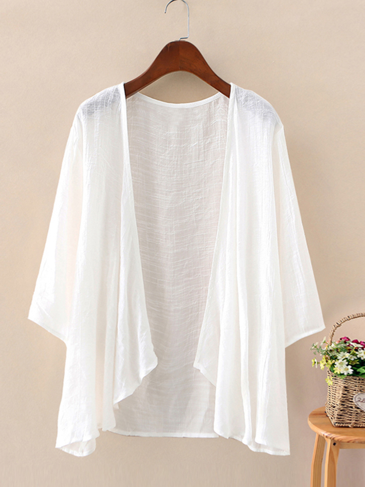 Moda katı hırka bayan yaz bluz - Kimono Cardigan Women incelemesi ve fiyatı
