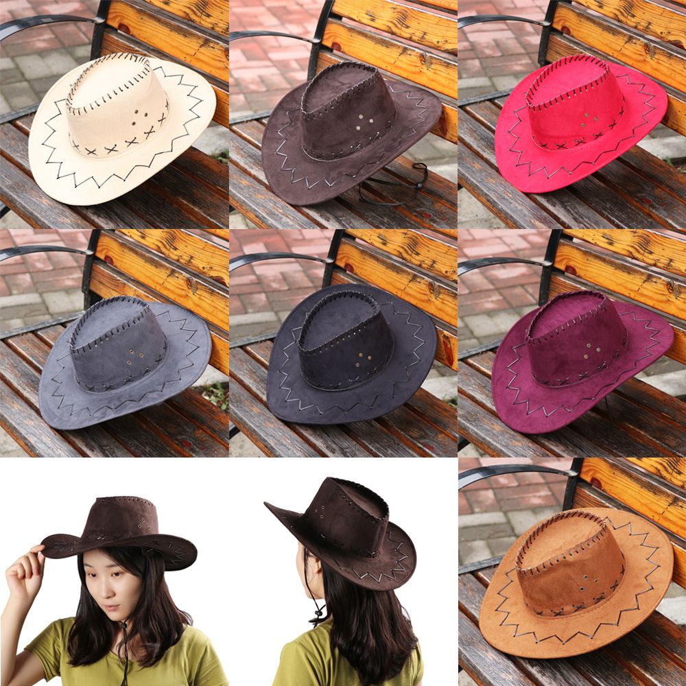 Unisex kovboy şapkası süet mod - Women'S Fashion Wild West incelemesi ve fiyatı