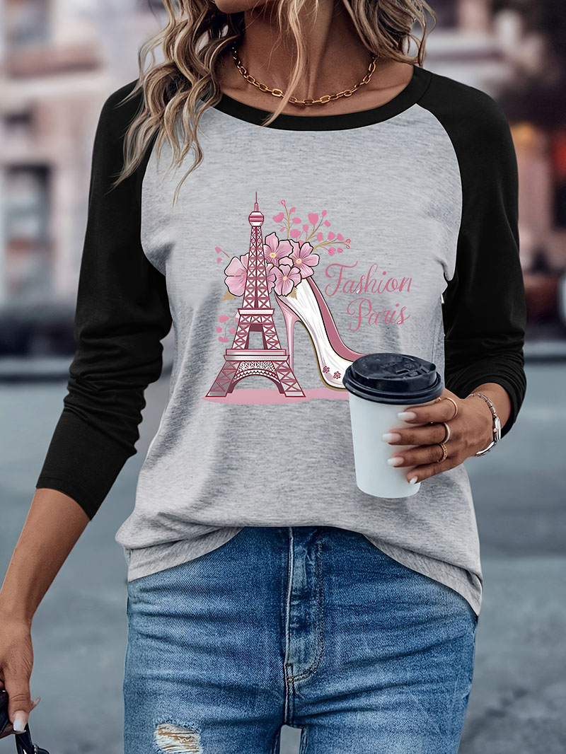 Moda Paris Çiçek Baskılı Tişör - Women'S Fashion Paris incelemesi ve fiyatı