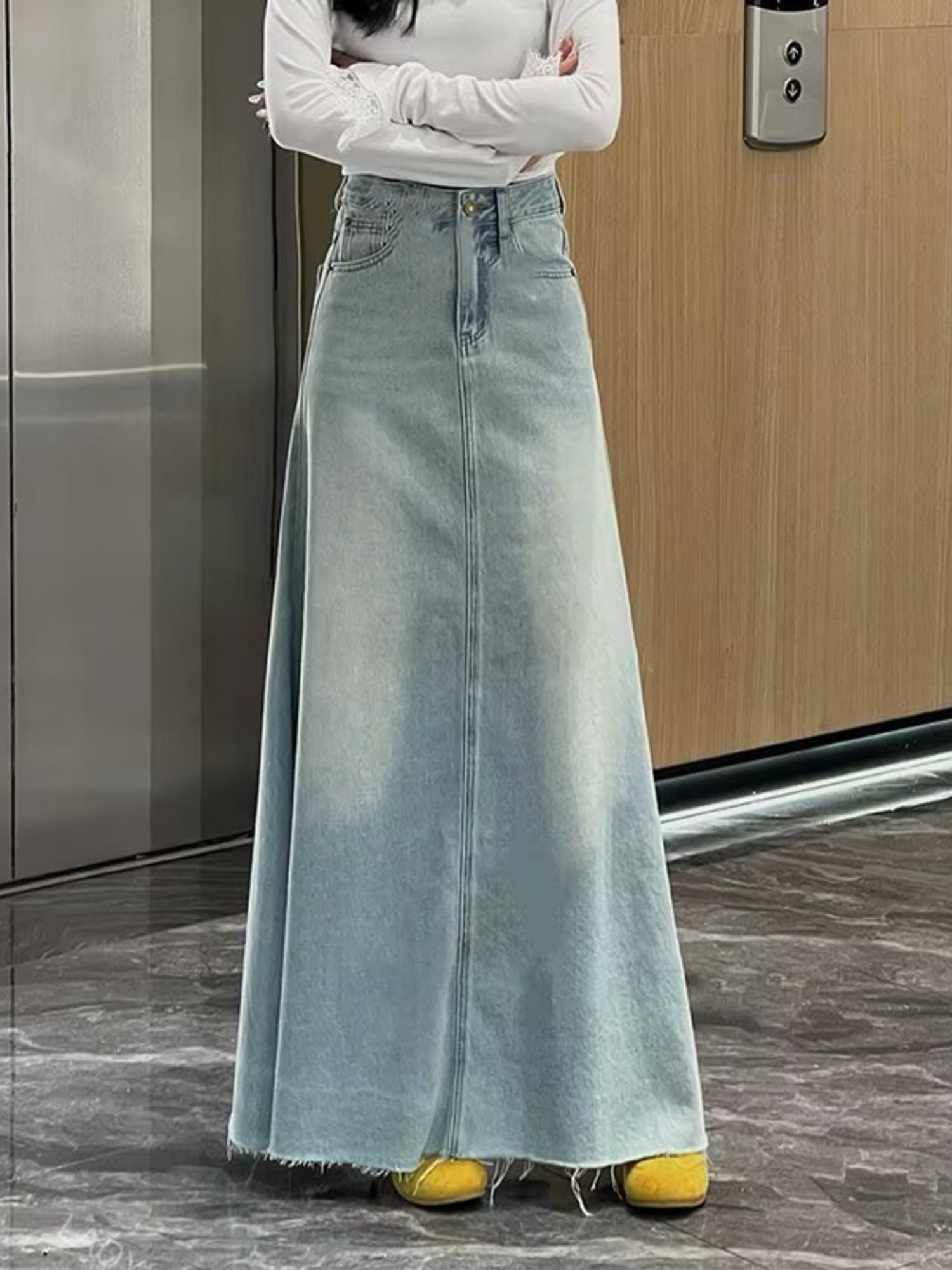 Kadın Yüksek Bel Pileli Kot Şo - Denim Shorts Women incelemesi ve fiyatı