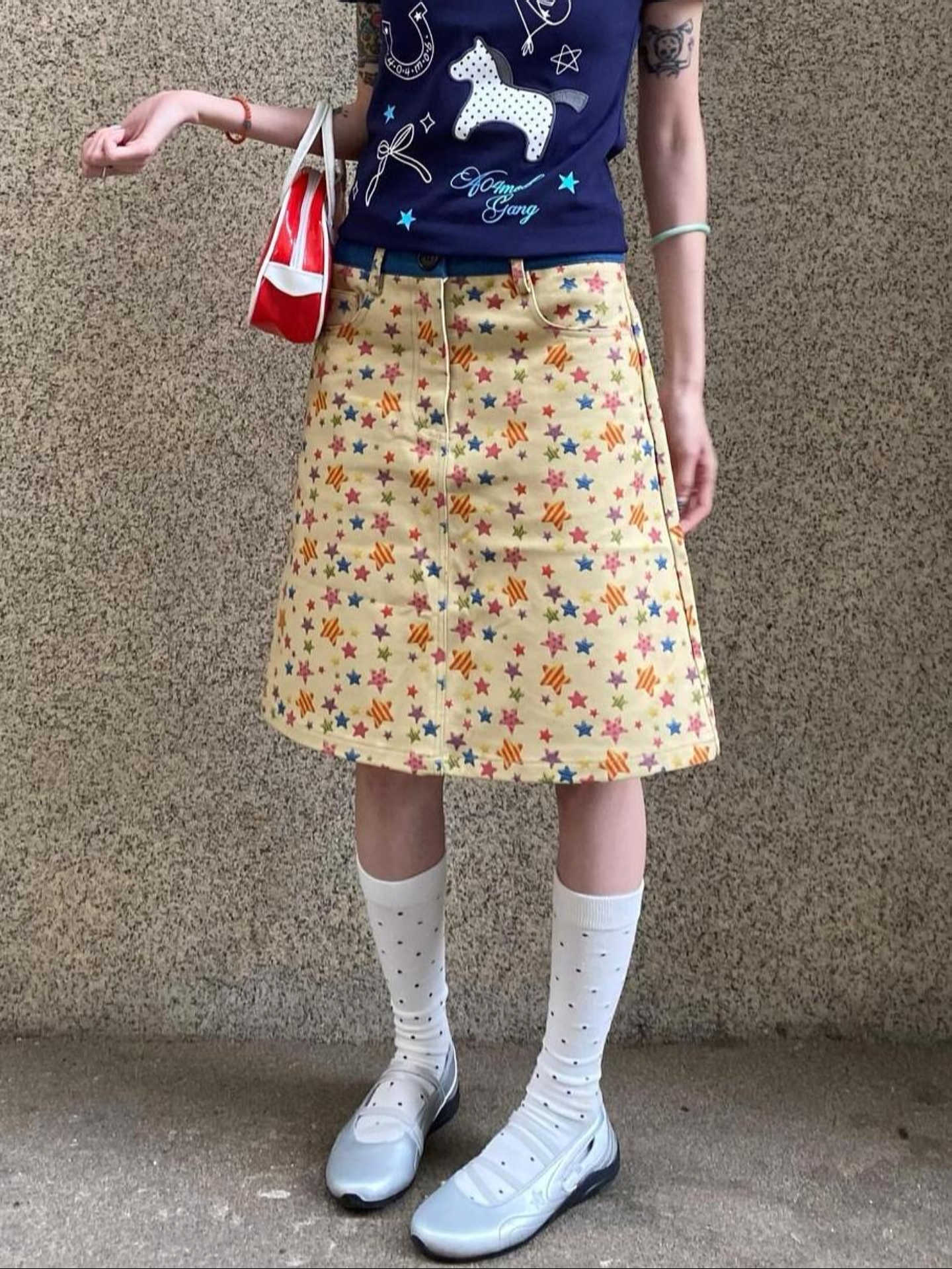 Yaz Kadın Midi Etekler Kot Ete - A-Line Skirt Midi incelemesi ve fiyatı