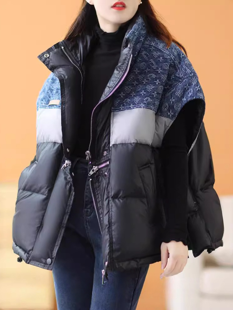 Moda Retro Aşağı Ceket Yelek K - Puffer Vest Fashion Women incelemesi ve fiyatı