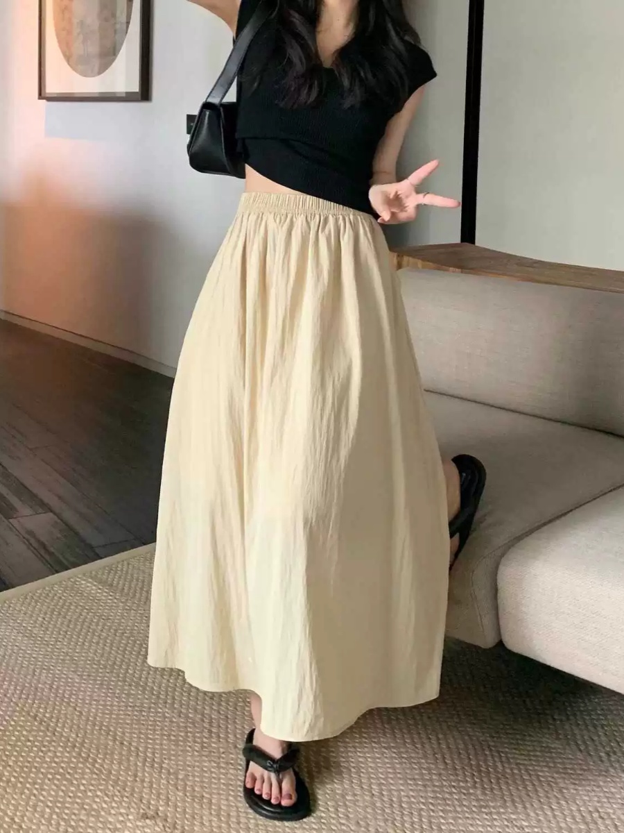 Ekstra Büyük Beden Buz İpek Yü - A-Line Skirt Midi incelemesi ve fiyatı