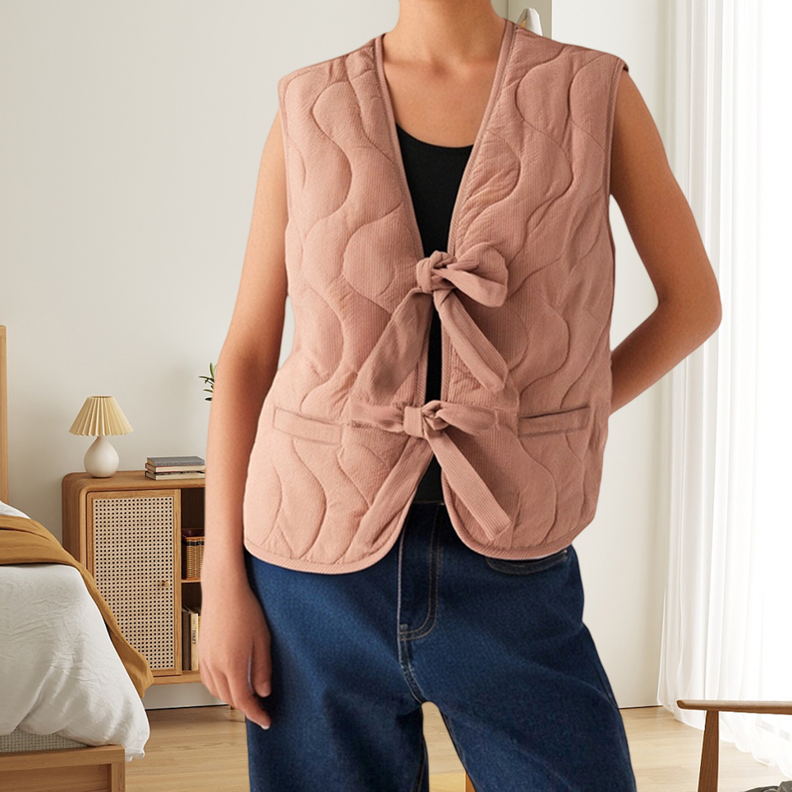 Kadın Şişme Dantelli Tek Renk  - Puffer Vest Fashion Women incelemesi ve fiyatı
