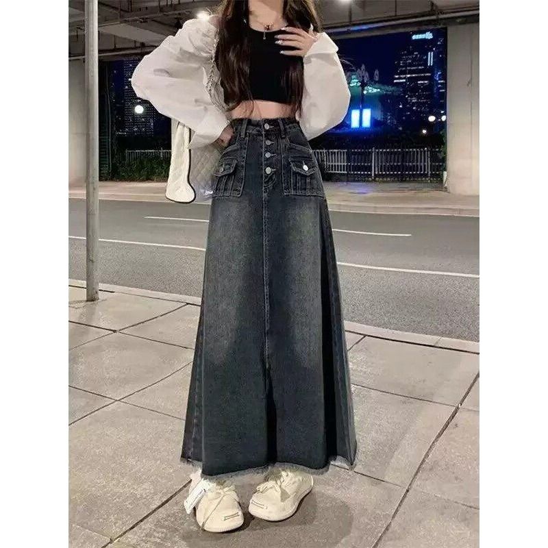 Yüksek Bel A-Line Midi Kot Ete - A-Line Skirt Midi incelemesi ve fiyatı