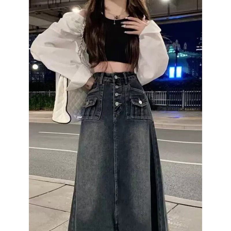 Yüksek Bel A-Line Midi Kot Ete - A-Line Skirt Midi incelemesi ve fiyatı