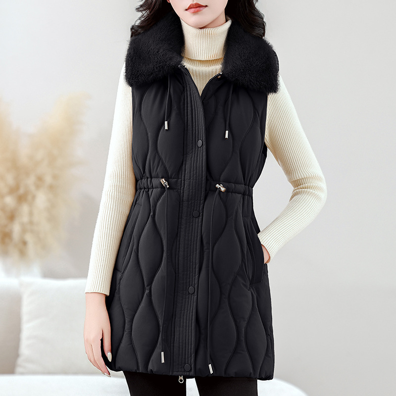 Kadınlar İçin Orta Uzunlukta Ş - Puffer Vest Fashion Women incelemesi ve fiyatı