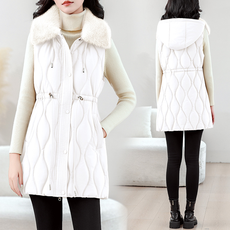 Kadınlar İçin Orta Uzunlukta Ş - Puffer Vest Fashion Women incelemesi ve fiyatı