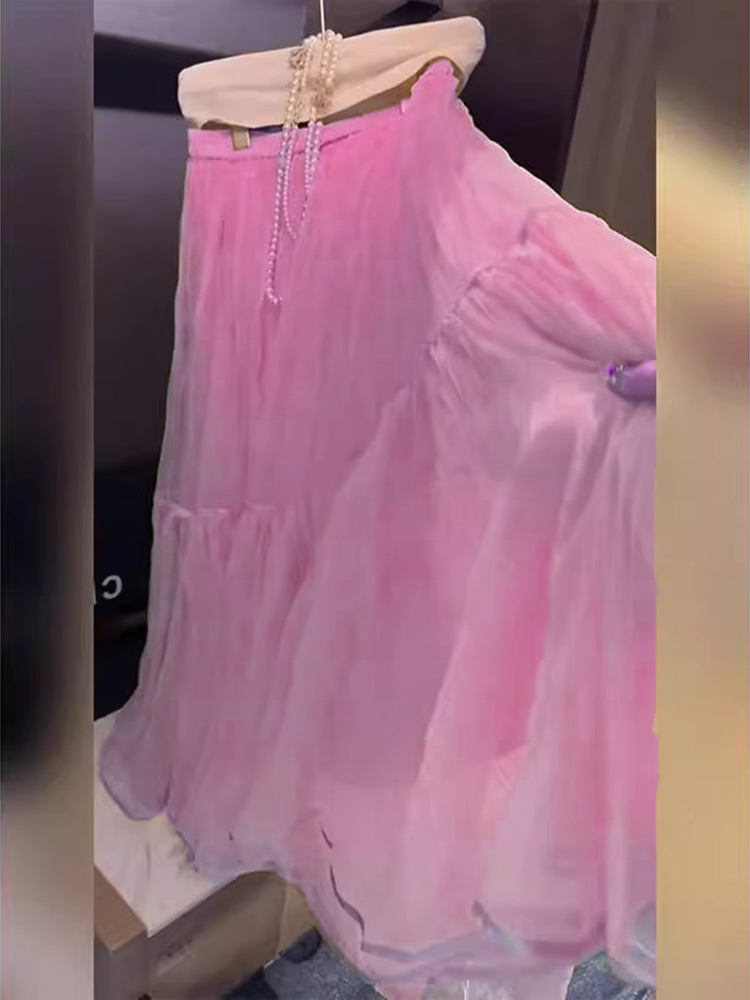 Zarif Yüksek Bel Fileli Yarım  - A-Line Skirt Midi incelemesi ve fiyatı