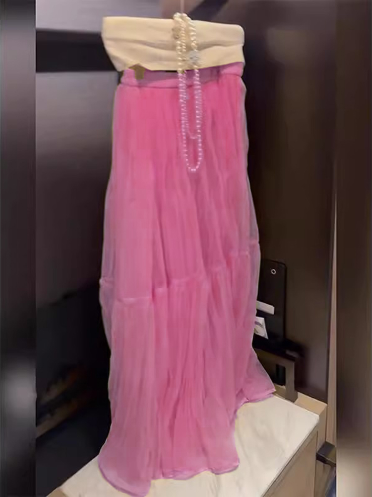 Zarif Yüksek Bel Fileli Yarım  - A-Line Skirt Midi incelemesi ve fiyatı