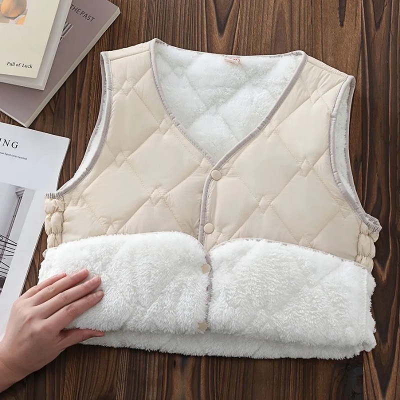 Vintage kadınlar dantel-up v y - Puffer Vest Fashion Women incelemesi ve fiyatı