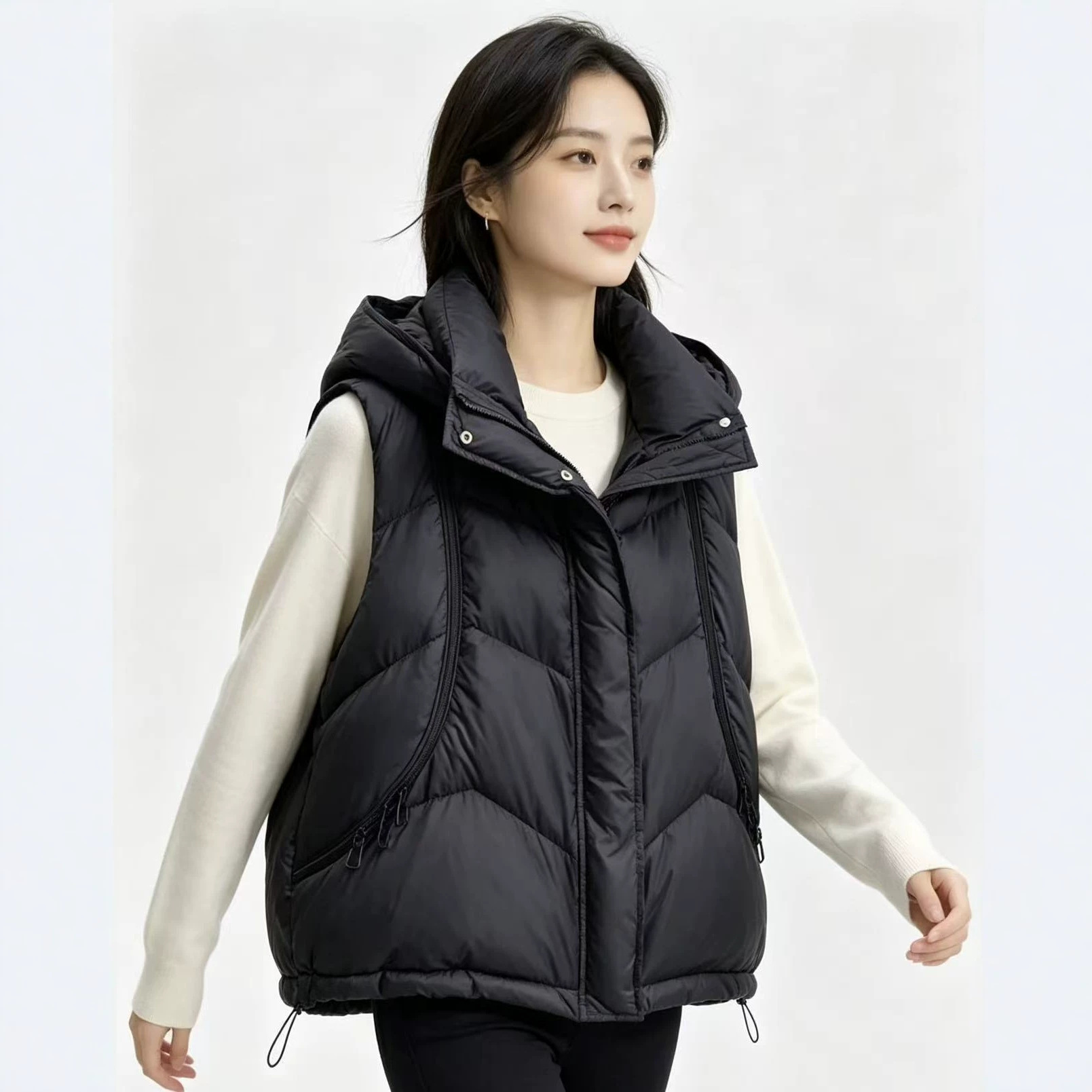 Sonbahar Kış Kadın Şişme Pamuk - Puffer Vest Fashion Women incelemesi ve fiyatı