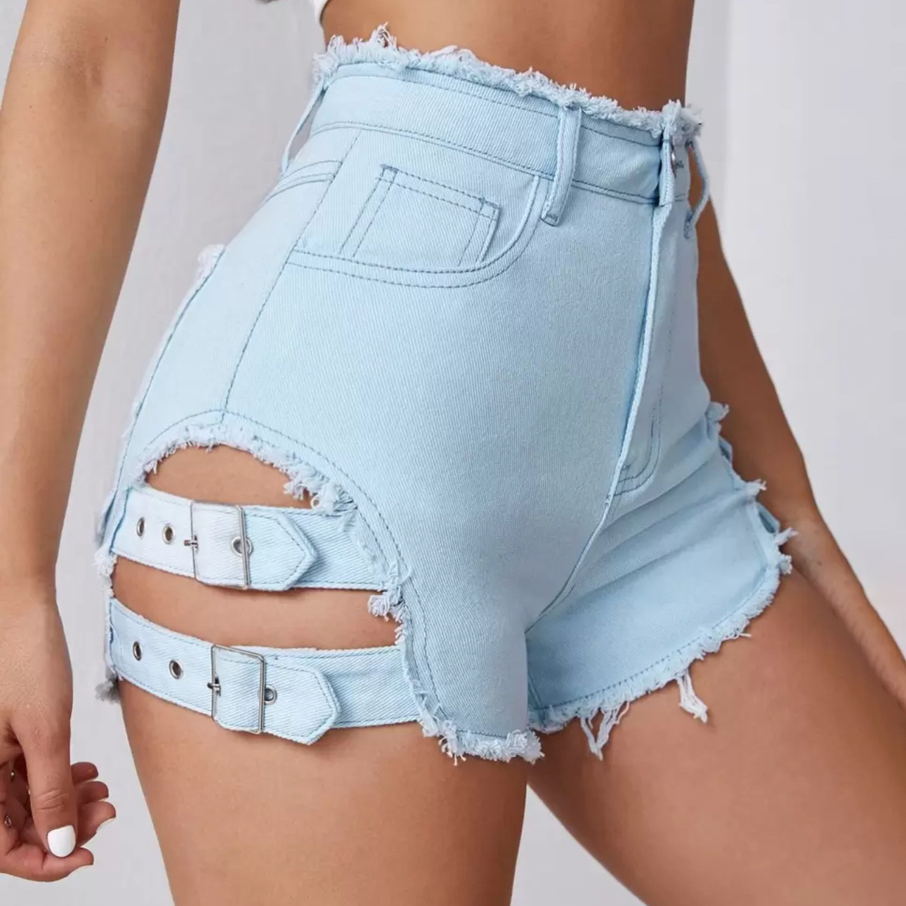 Kadınlar Yüksek Bel Kot Şort Y - Denim Shorts Women incelemesi ve fiyatı