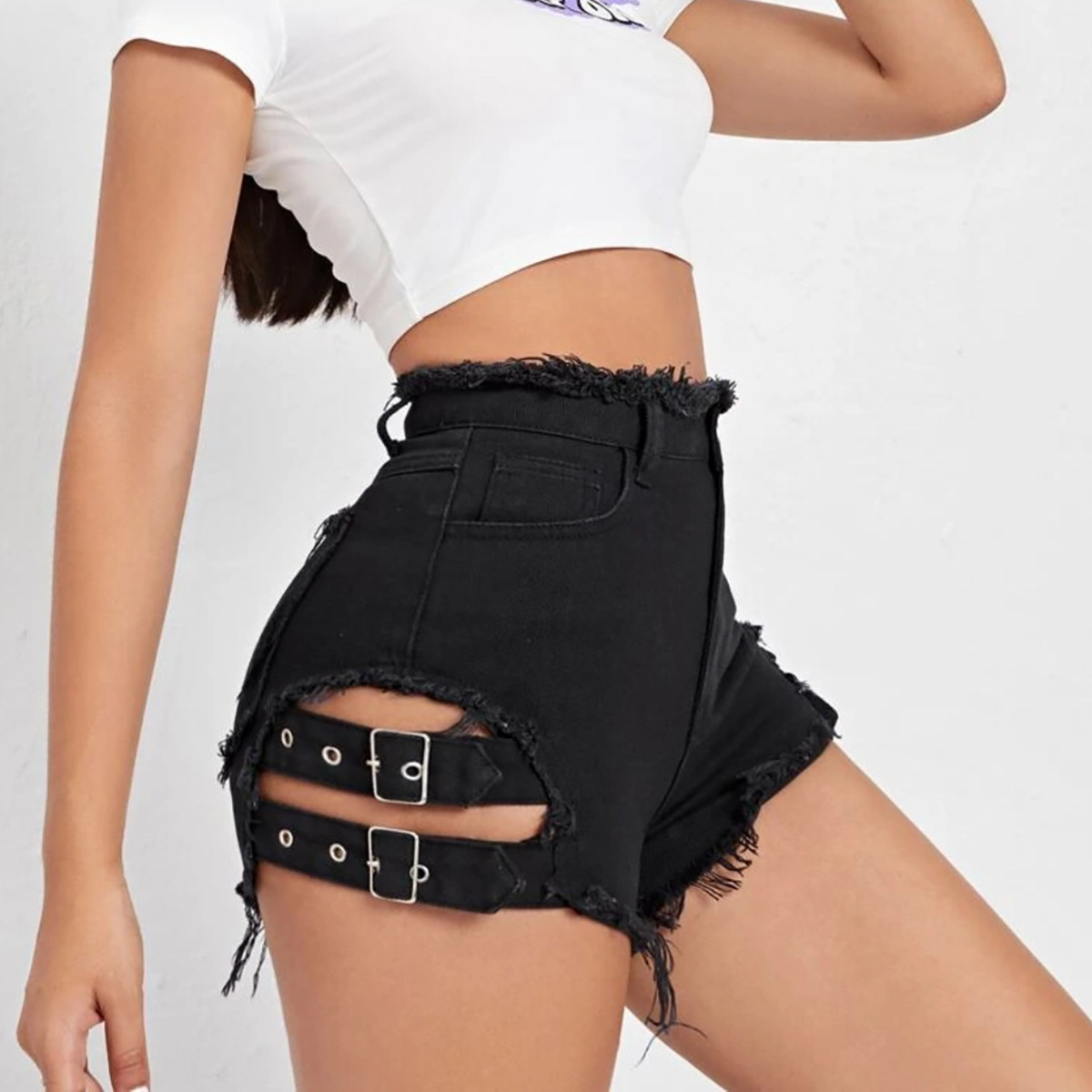 Kadınlar Yüksek Bel Kot Şort Y - Denim Shorts Women incelemesi ve fiyatı