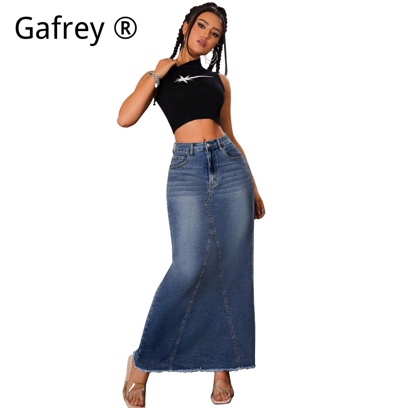 Kadınlar İçin Kot Midi Etek Yü - A-Line Skirt Midi incelemesi ve fiyatı