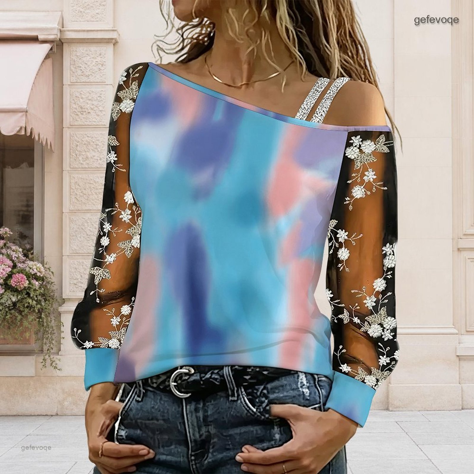 Kadınlar İçin Omuzları Açık Bl - Off Shoulder Top incelemesi ve fiyatı