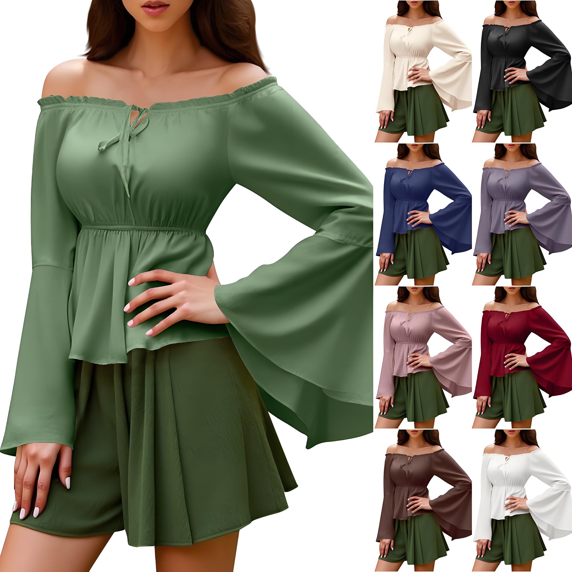 Renaissance Blouse Peasant Wom - Off Shoulder Top incelemesi ve fiyatı