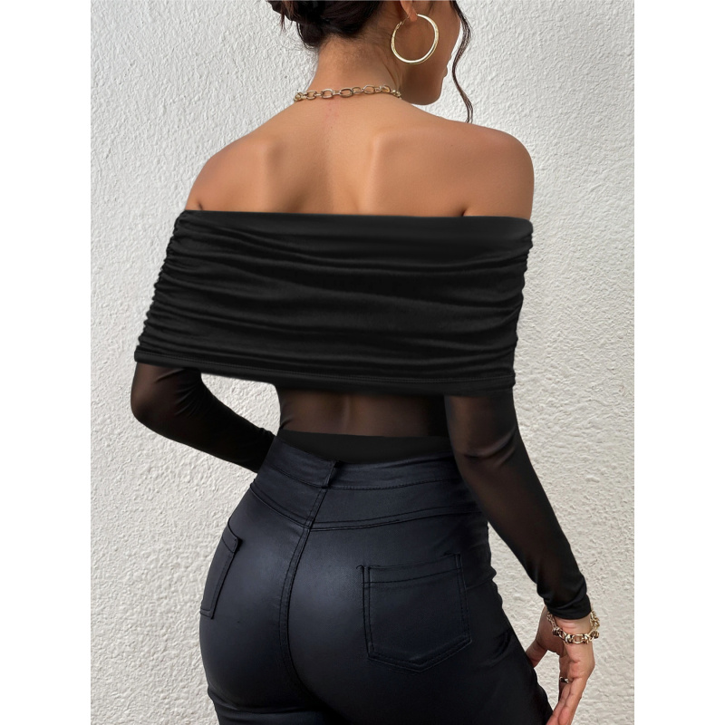 İlkbahar ve Sonbahar Düşük Omu - Off Shoulder Top incelemesi ve fiyatı