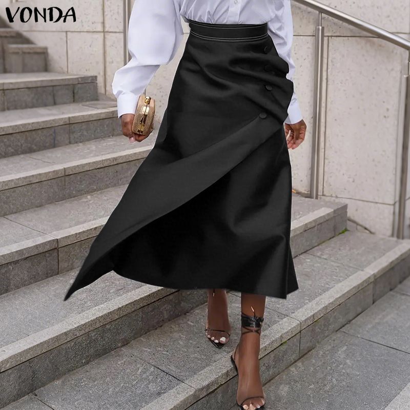 VONDA Artı Boyutu 5XL Zarif Ka - A-Line Skirt Midi incelemesi ve fiyatı