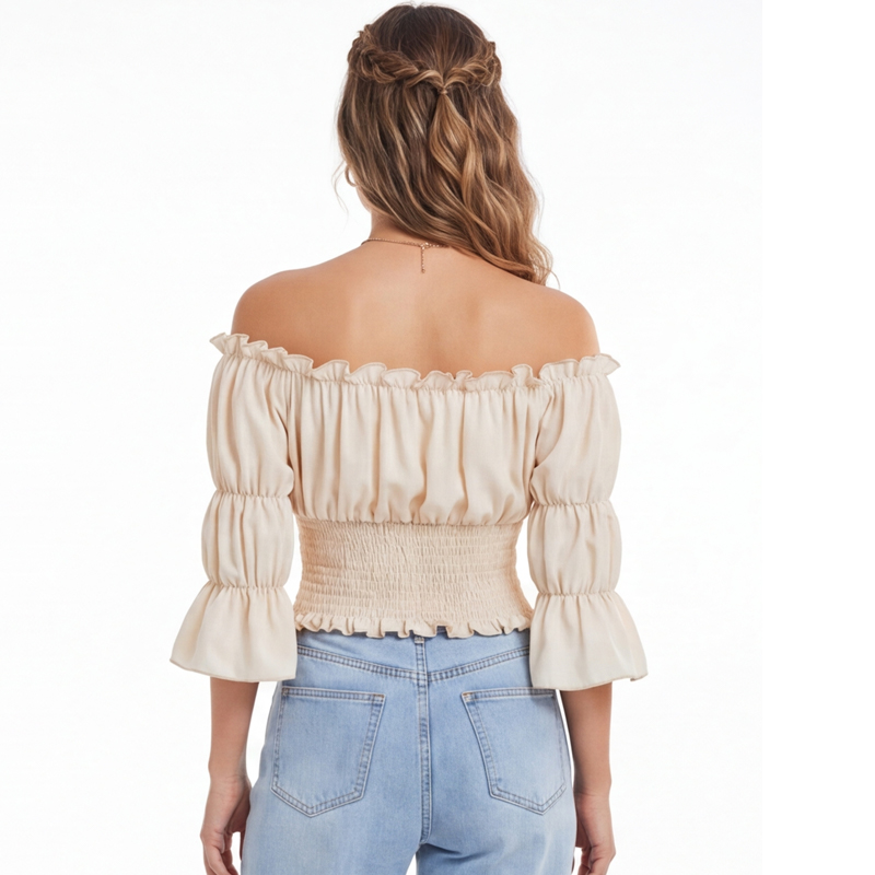 Rönesans Bluz Kadın Üst Kısa K - Off Shoulder Top incelemesi ve fiyatı