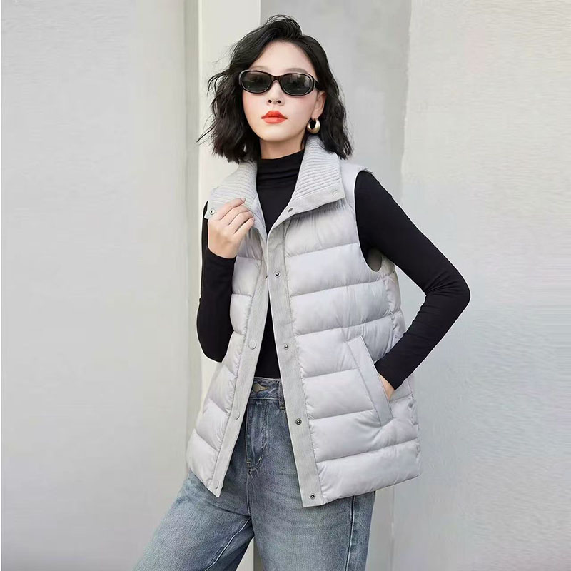 Yeni Düşük Yaka Bol Kesim Moda - Puffer Vest Fashion Women incelemesi ve fiyatı