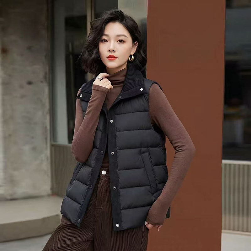 Yeni Düşük Yaka Bol Kesim Moda - Puffer Vest Fashion Women incelemesi ve fiyatı