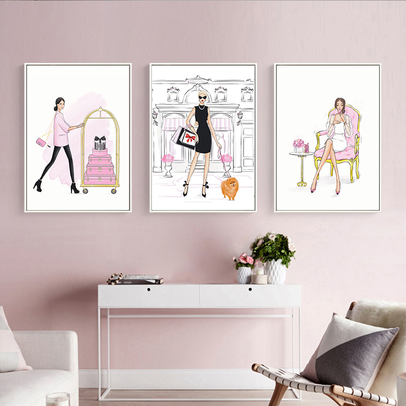 1 adet çerçevesiz kanvas tablo - Women'S Fashion Paris incelemesi ve fiyatı