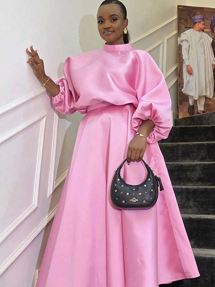 Iki parçalı Set Kadın Sonbahar - Puff Sleeve Blouse incelemesi ve fiyatı