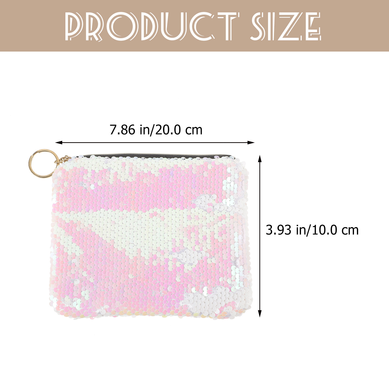 1 adet Payetli Pembe Dayanıklı - Coin Purse Women incelemesi ve fiyatı