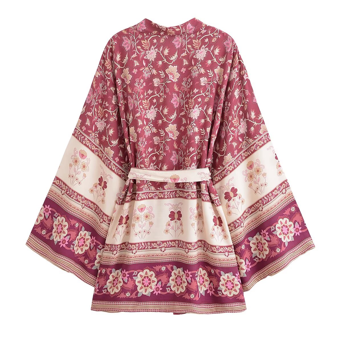 2022 BOHO Kadın Kontrast Çiçek - Kimono Cardigan Women incelemesi ve fiyatı
