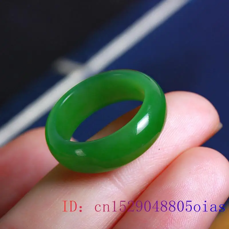 Doğal yeşil Hetian yeşim yüzük - Women Fashion Rings incelemesi ve fiyatı