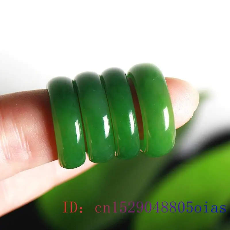 Doğal yeşil Hetian yeşim yüzük - Women Fashion Rings incelemesi ve fiyatı