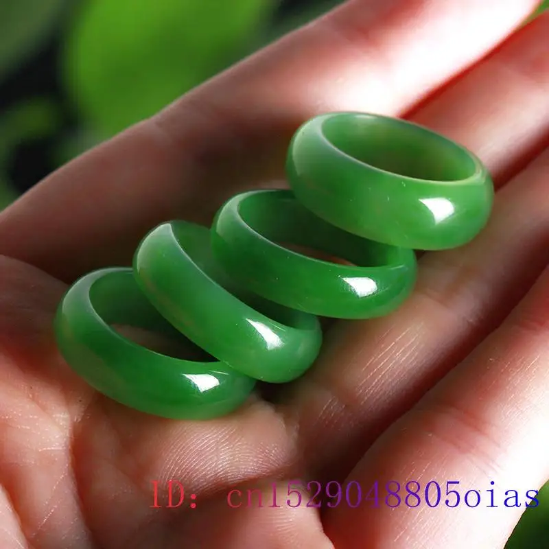 Doğal yeşil Hetian yeşim yüzük - Women Fashion Rings incelemesi ve fiyatı